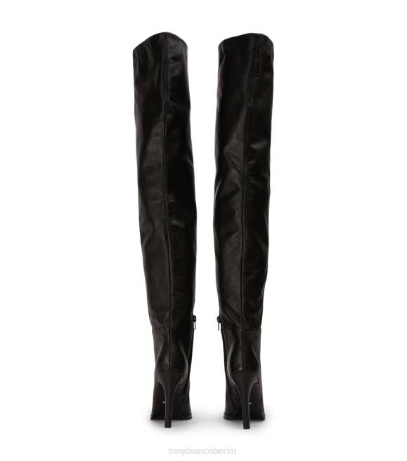 Stiefel mit Absatz| de Tony Bianco Frauen Held lange Stiefel schwarze Komo 4624569